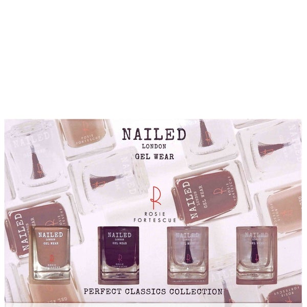 Nailed London With Rosie Fortescue Perfect Classics Collection 4 x 10ml (Worth £28)