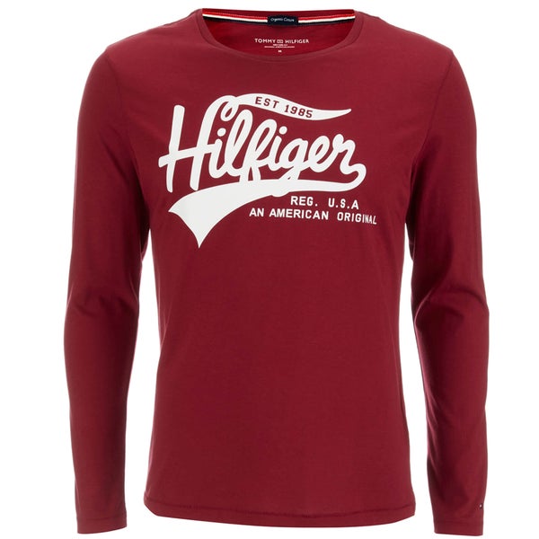 Tommy Hilfiger Men's Organic Cotton T-Shirt - Rhubarb