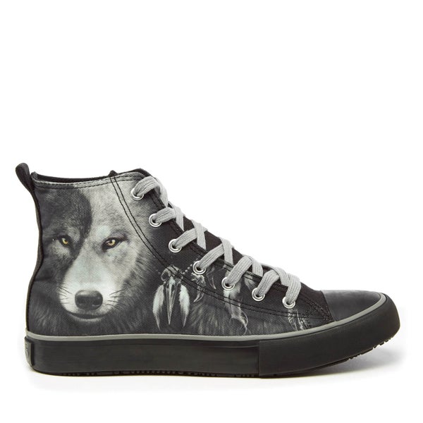 Chaussures Montantes Homme Wolf Yin Yang Spiral