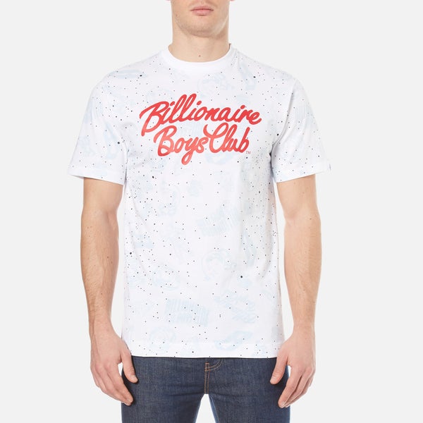 Billionaire Boys Club Men's Galaxy All Over Print T-Shirt - White