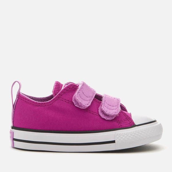 Converse Toddlers' Chuck Taylor All Star 2V Ox Trainers - Magenta Glow/Fuchsia Glow/White