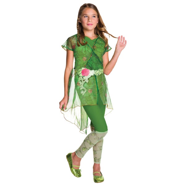 DC Comics Girls' Poison Ivy Fancy Dress Costume