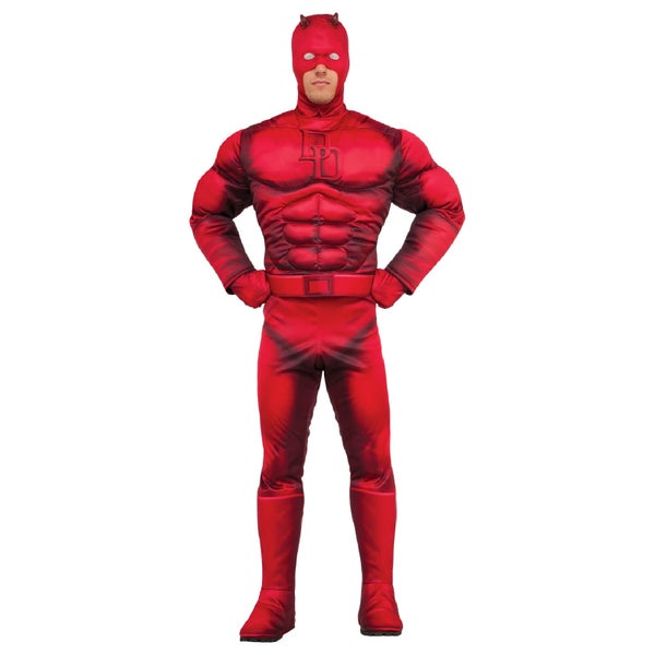 Marvel Men's Daredevil Muscle Fancy Dress Costume