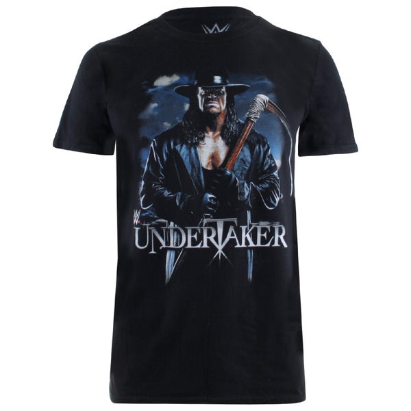 WWE Men's Undertaker Scythe T-Shirt - Black