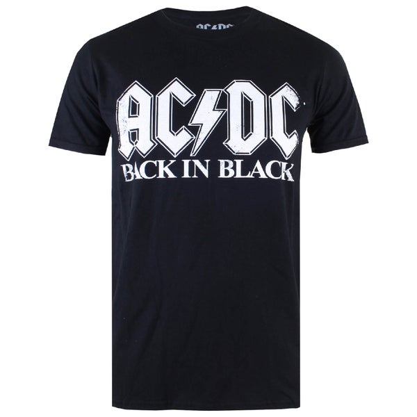 T-Shirt Homme AC/DC Back In Black - Noir