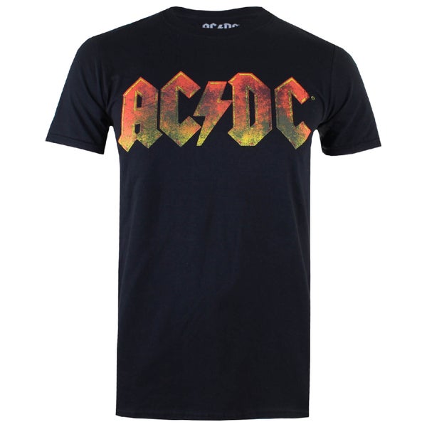 ACDC Herren Gradient Logo T-Shirt - Schwarz