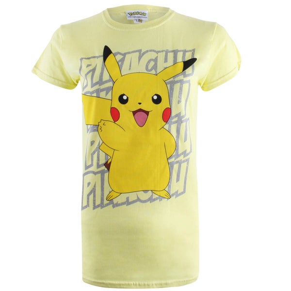 Pokémon Women's Pikachu Victory T-Shirt - Yellow
