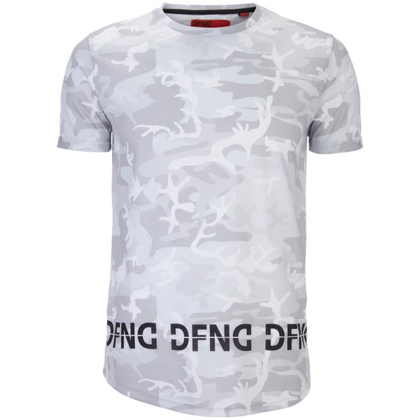 DFND Men's Instinct Camo Print T-Shirt - White