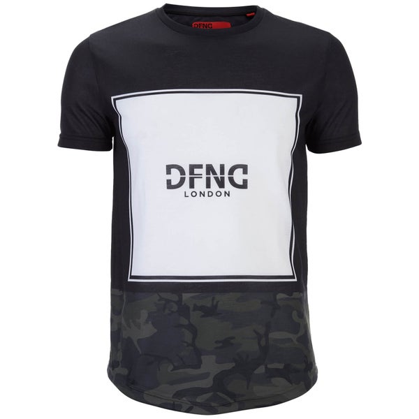 DFND Men's Force Camo T-Shirt - Black