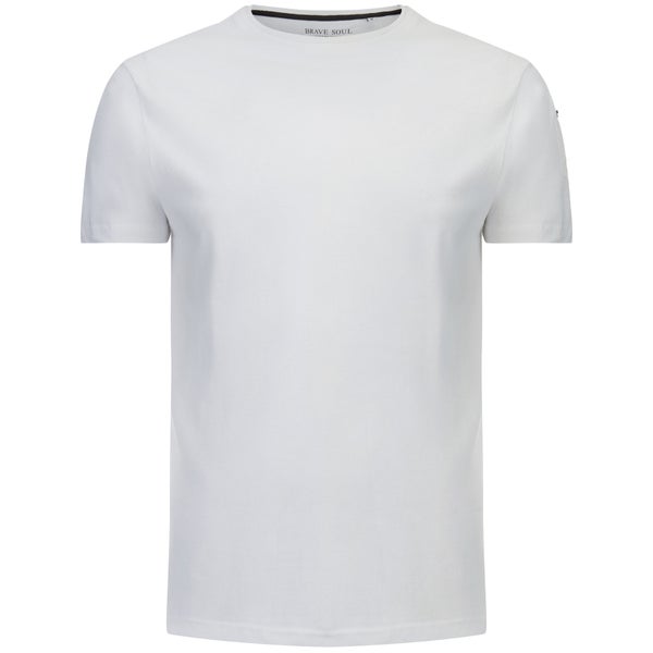 Brave Soul Men's Kershaw Pocket Sleeve T-Shirt - Optic White