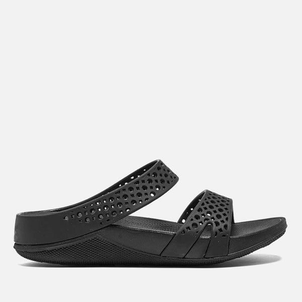 FitFlop Women's Welljelly Z-Slide Sandals - All Black