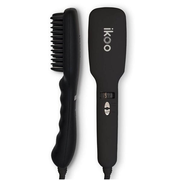 Инновационная электрическая расческа для выпрямления волос ikoo E-Styler Hair Straightening Brush — Beluga Black