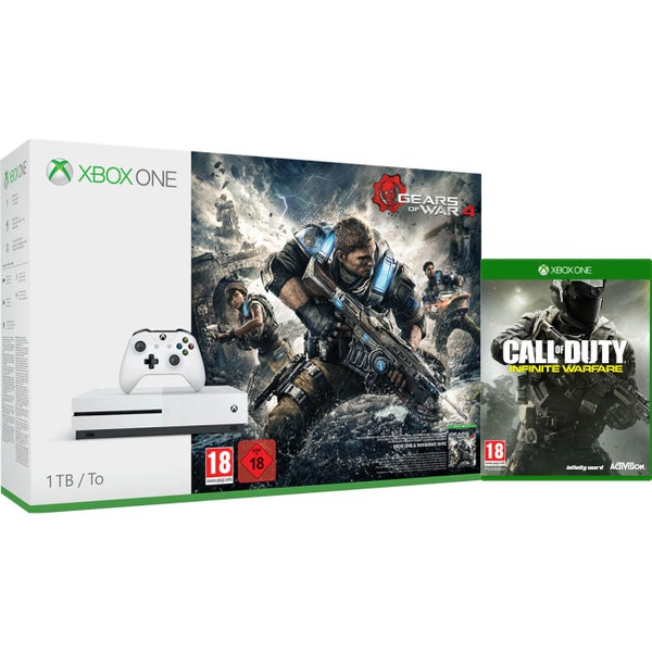 Xbox One S 1TB Console - Includes Gears of War 4 & Call of Duty: Infinite Warfare
