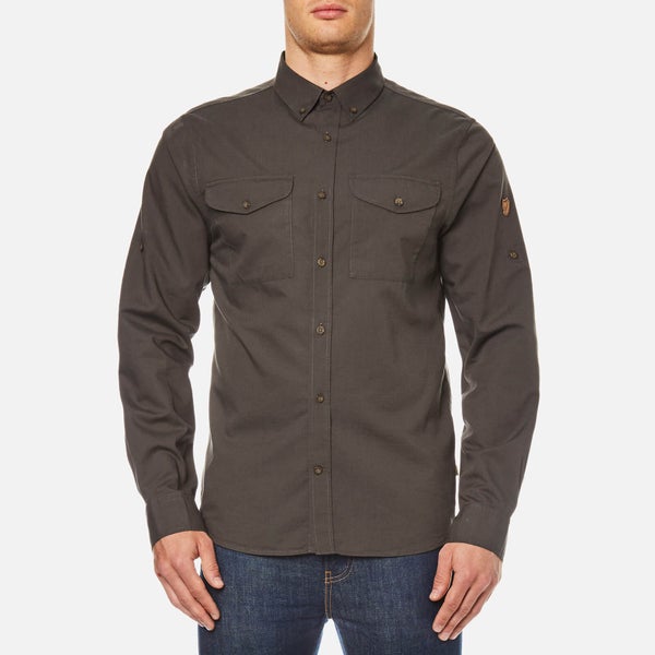 Fjallraven Men's Ovik Lite Long Sleeve Shirt - Mountain Grey