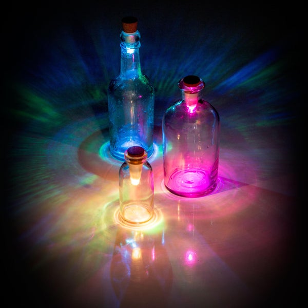 Bouteilles Lumineuses - Multicolore