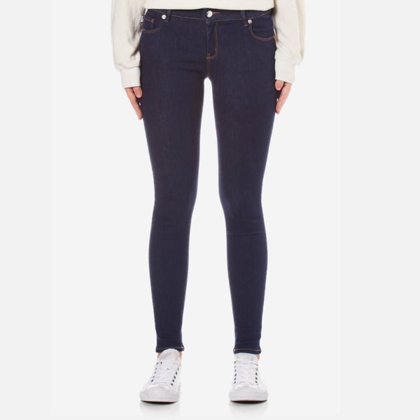 Love Moschino Women's 5 Pocket Skinny Fit Jeans - Denim