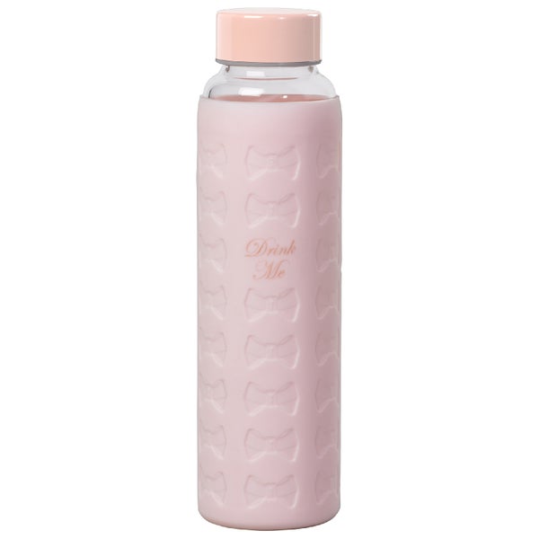 Ted Baker Nude Glass Water Bottle with Silicone Sleeve