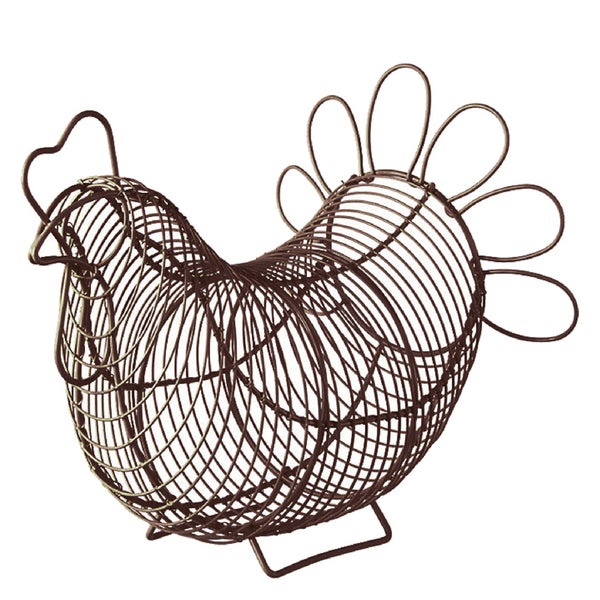 Eddingtons Chicken Egg Basket - Brown