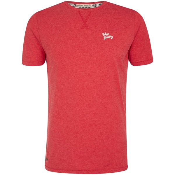 T-Shirt Homme Essential Col Rond Tokyo Laundry - Rouge Tokyo