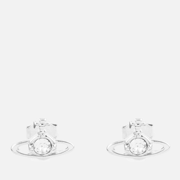 Vivienne Westwood Women's Nano Solitaire Earrings - Crystal/Imitation Rhodium