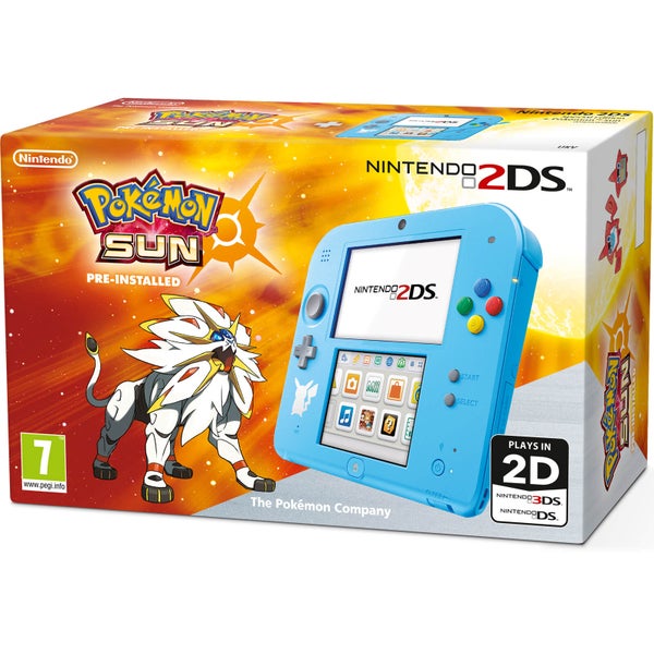 Nintendo Handheld Console 2DS with Pokémon Sun