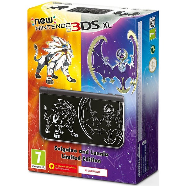 New Nintendo 3DS XL Solgaleo Lunala Black Edition