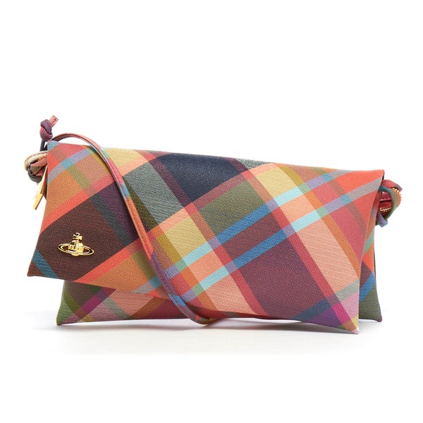 Vivienne Westwood Women's Derby Tartan Shoulder Bag - Harlequin