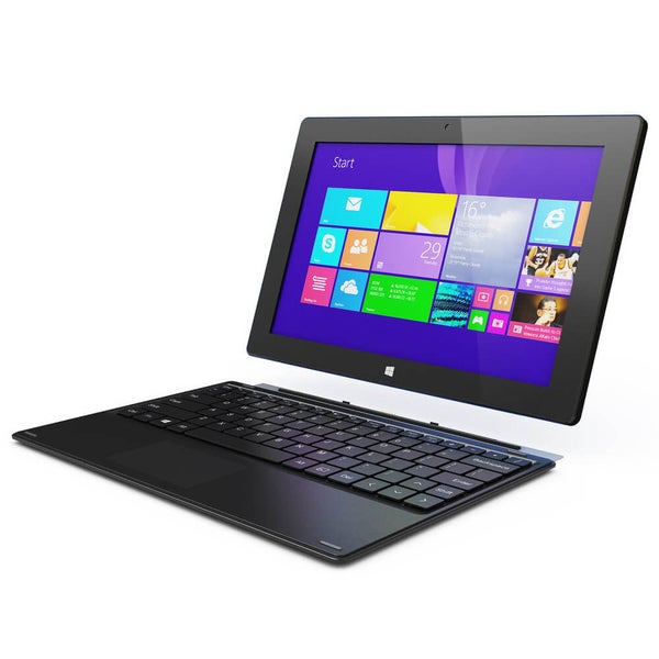 Hipstreet 10" 32GB Wi-Fi Tablet with Keyboard Case (Windows 8.1) - Black