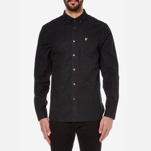 Lyle & Scott Men's Brushed Fleck Shirt - True Black