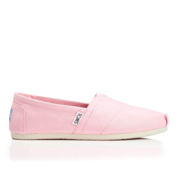TOMS Women's Seasonal Classic Slip-On Pumps - Pink Icing Canvas