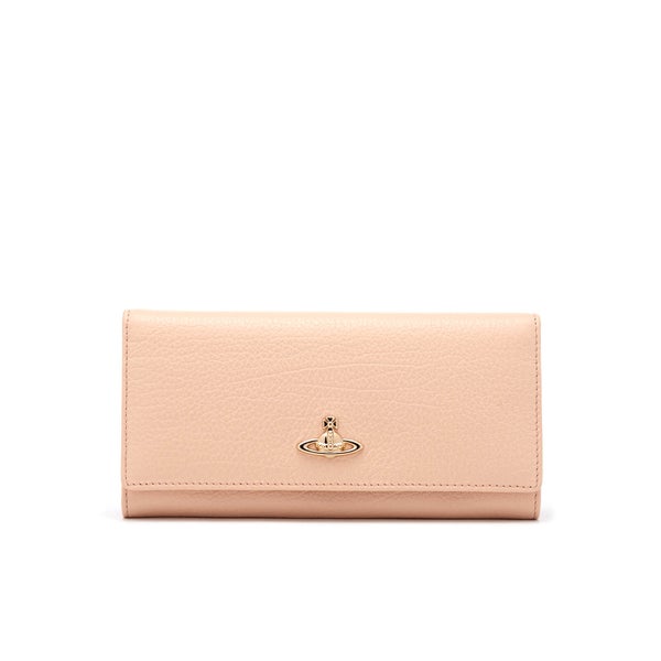 Vivienne Westwood Women's Balmoral Grain Leather Credit Card Purse - Pink