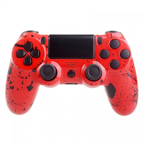 Custom Controllers PlayStation 4 Controller - Red Splatter