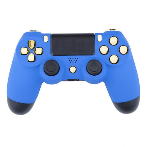 Custom Controllers PlayStation 4 Controller - Blue Velvet & Gold