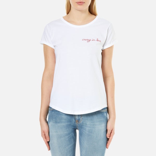Maison Labiche Women's Crazy in Love T-Shirt - Blanc