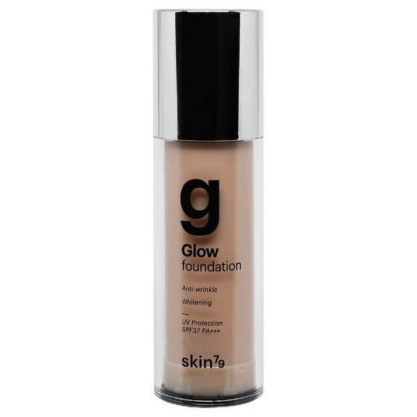 Base de maquillaje Glow con FPS 37 PA+++ n.º 21 de Skin79
