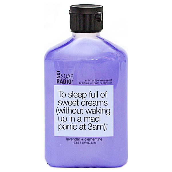 Not Soap Radio To sleep full of sweet dreams (without waking up in a mad panic at 3am) Bubbles for Bath/Shower 402.5ml