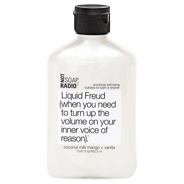 Not Soap Radio Liquid Freud (when you need to turn up the volume on your inner voice of reason) Bubbles for Bath/Shower 402.5ml