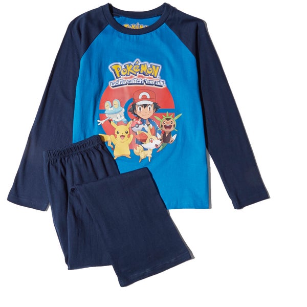 Pyjamas pour Enfant Pokemon- Bleu