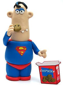 SDCC 2013 Exclusive DC Comics Figur- Superman x Aardman