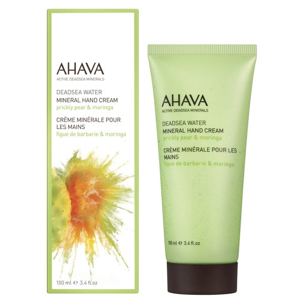 AHAVA Mineral Moringa and Prickly Pear Hand Cream 100ml