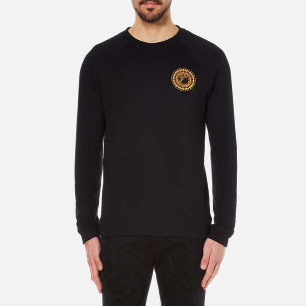 Versace Collection Men's Medusa Badge Sweatshirt - Black