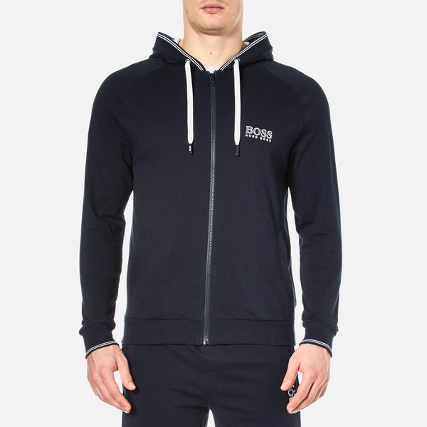 BOSS Hugo Boss Men's Zipped Hooded Sweatshirt - Navy