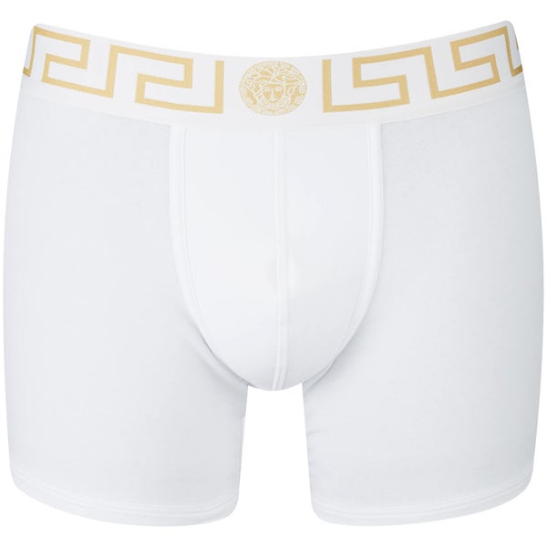 Versace Collection Men's Iconic Trunk Boxer Shorts - White