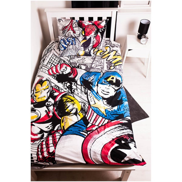 Marvel Comics Bed Bundle - Single