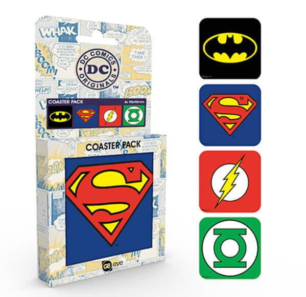 DC Comics Logos Coaster Pack
