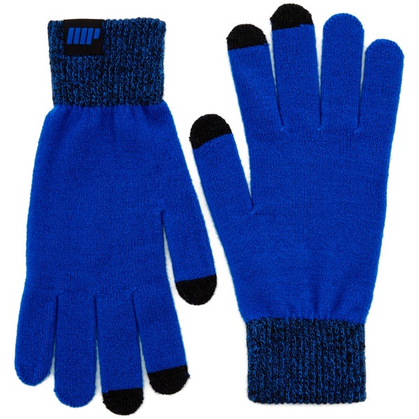 Knitted Gloves – Blue