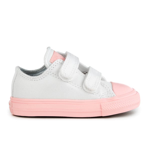 Converse Toddlers' Chuck Taylor All Star II 2V Ox Trainers - White/Vapor Pink
