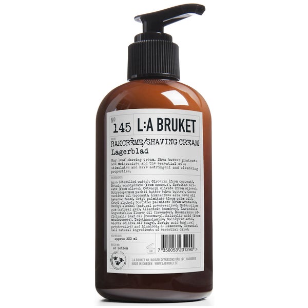 L:A BRUKET No. 145 Shaving Cream 200ml