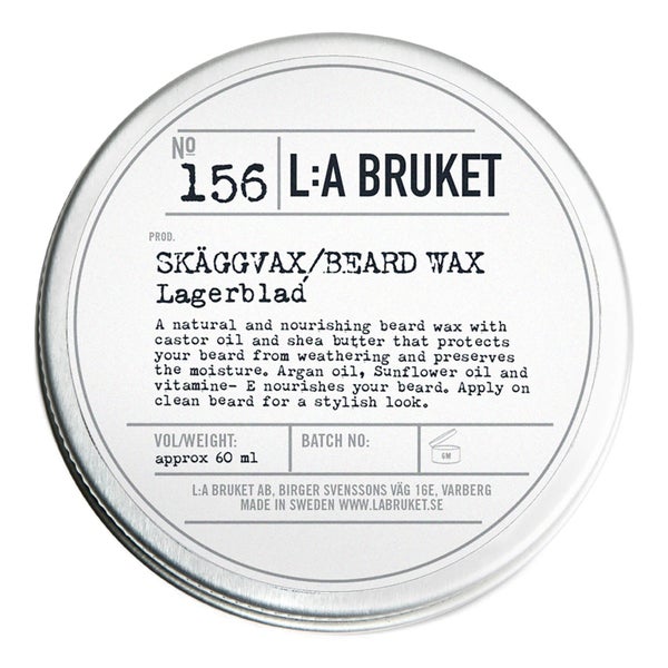 L:A BRUKET No. 156 Beard Wax 60ml
