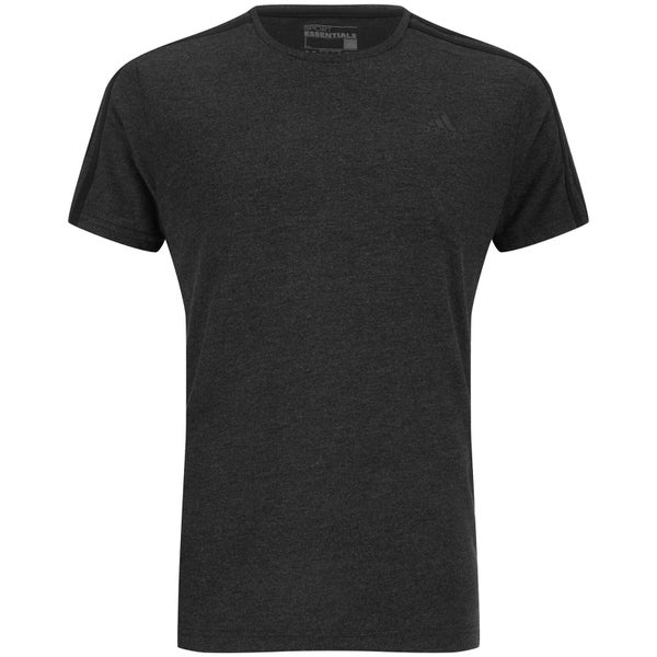 T-Shirt Homme adidas Sports Essential 3 Bandes -Gris